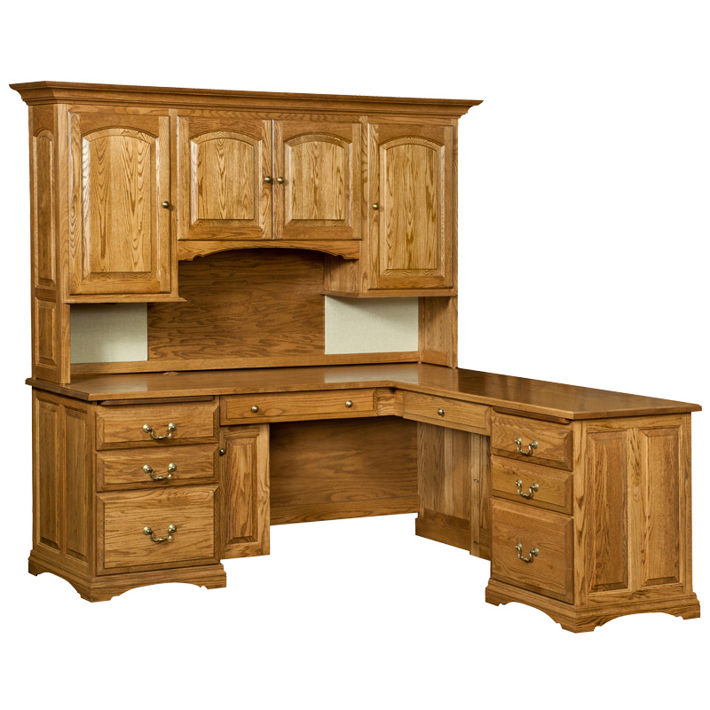 Mannington Corner Desk Hutch Top Shipshewana Furniture Co