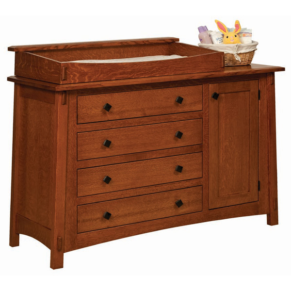 McCoy 4 Drawer Dresser with Door