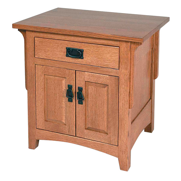 Millcreek Mission 2 Door, 1 Drawer Night Stand