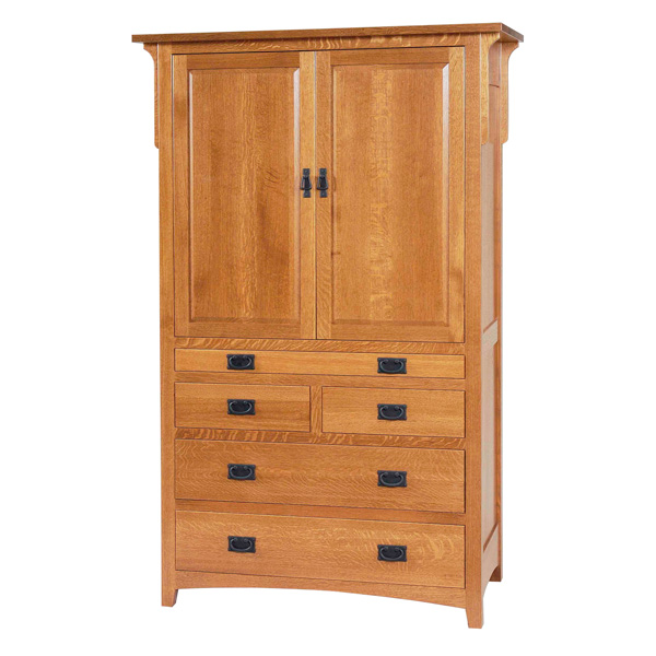 Millcreek Mission Tray Armoire