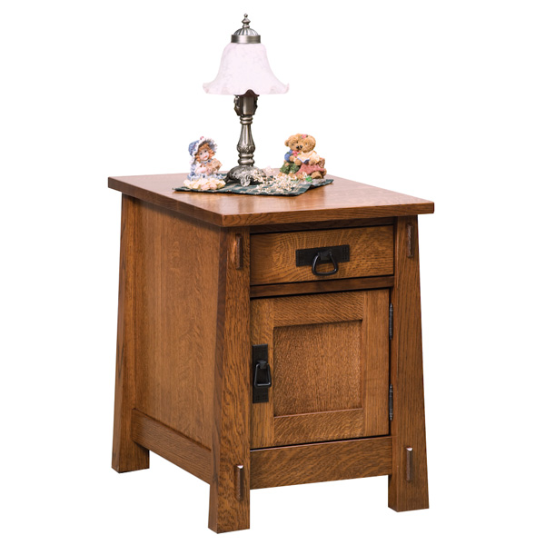 Modesto Enclosed End Table