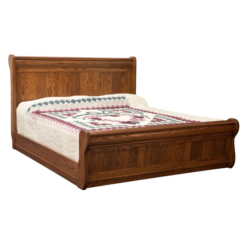Old Classic Sleigh Platform Bed