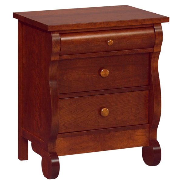 Old Classic Sleigh 3 Drawer Nightstand