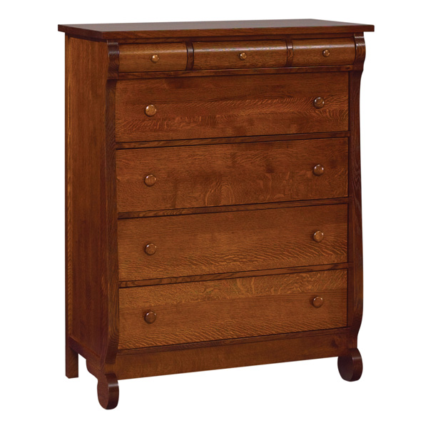 Old Classic Sleigh 7 Drawer Chest
