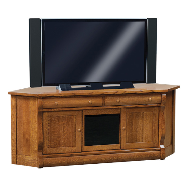 Old Classic Sleigh Corner TV Stand