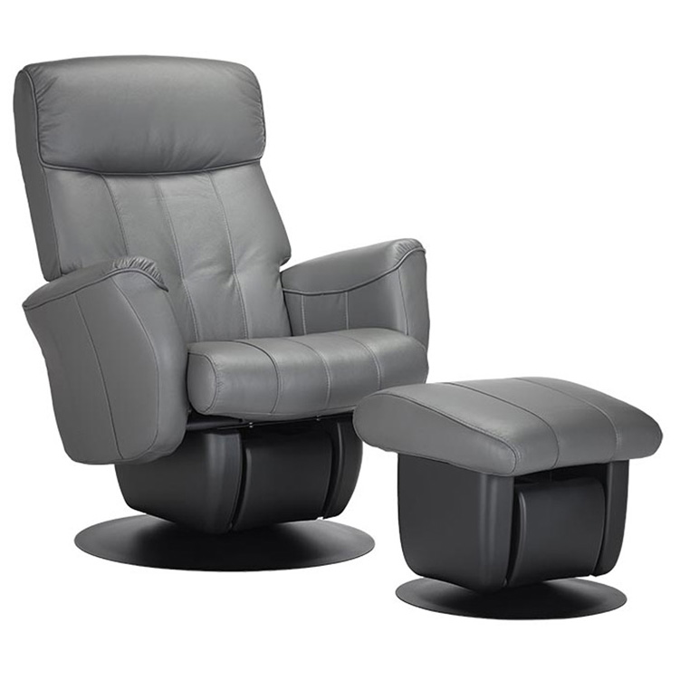 Chicago Swivel Gliding Recliner & Ottoman