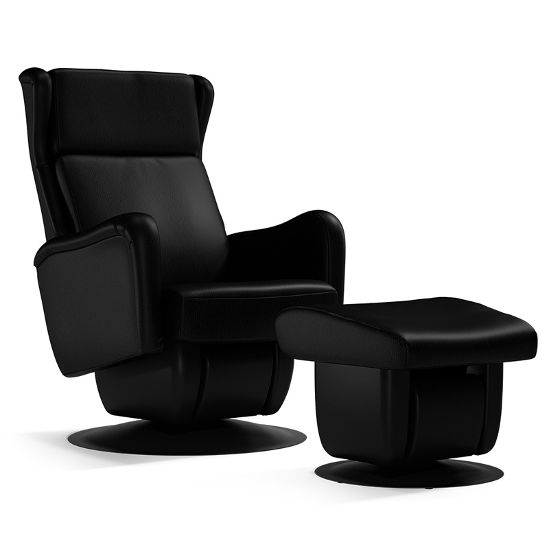 San Francisco Swivel Gliding Recliner & Ottoman - Medium
