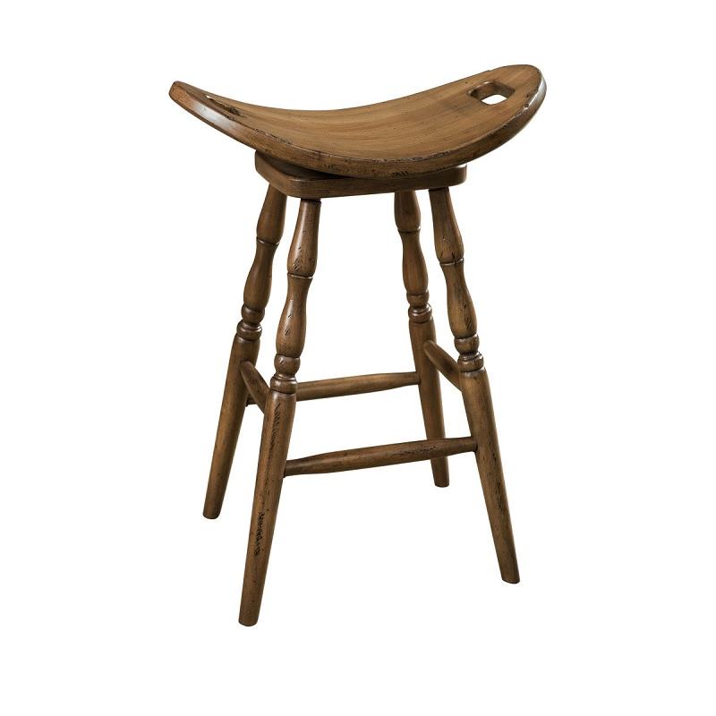 Saddle Swivel Barstool - Quick Ship