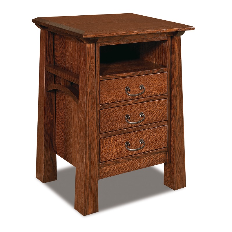 Artesa 3 Drawer Nightstand with Opening