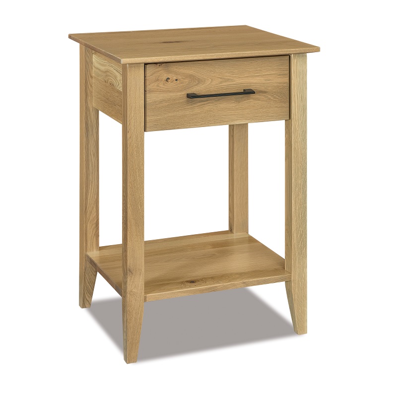 Atlantic 1 Drawer Open Nightstand