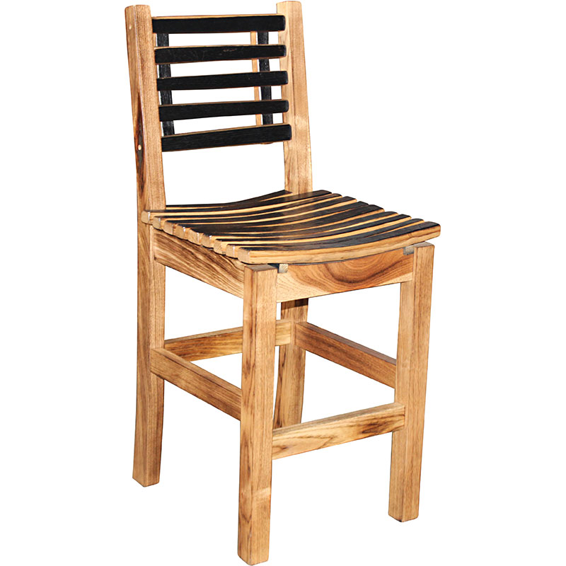 Rustic Barrel Dining Chair