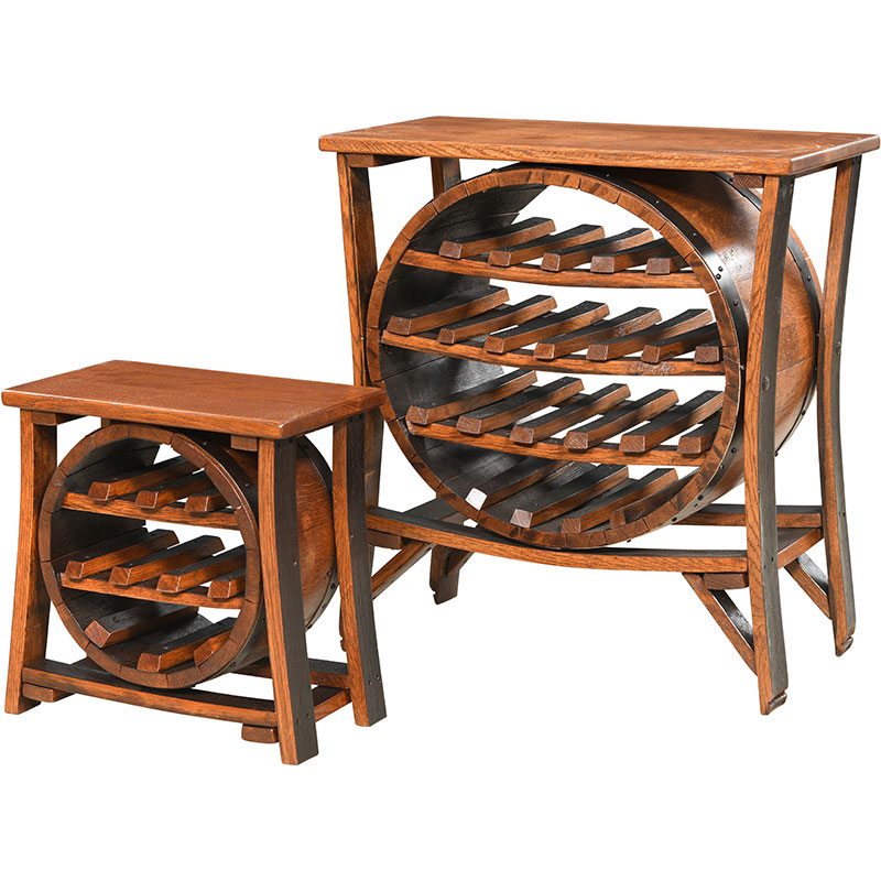 Barrel Wine Racks