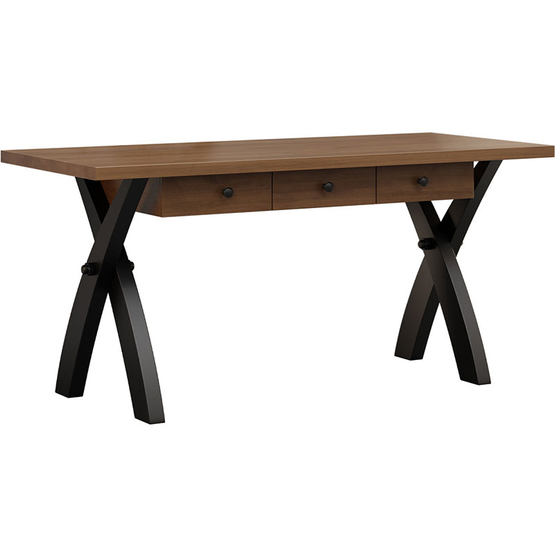 Weston Open Desk w/Drawers