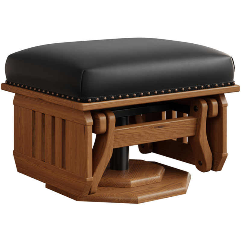 Mission Platform Base Ottoman w/ Slats
