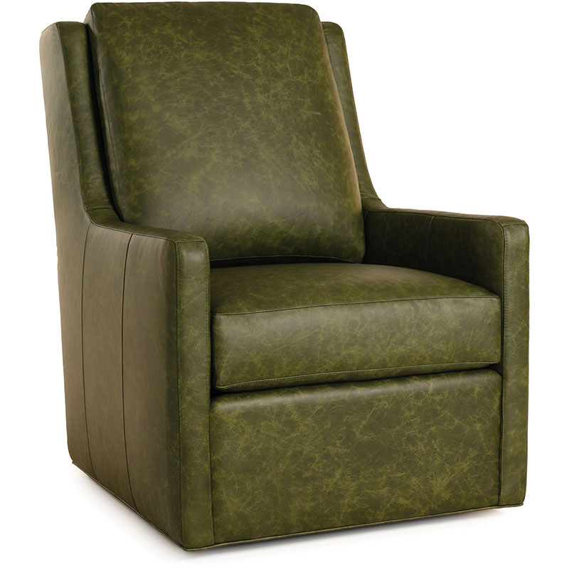 516 Swivel Chair / Ottoman - Leather