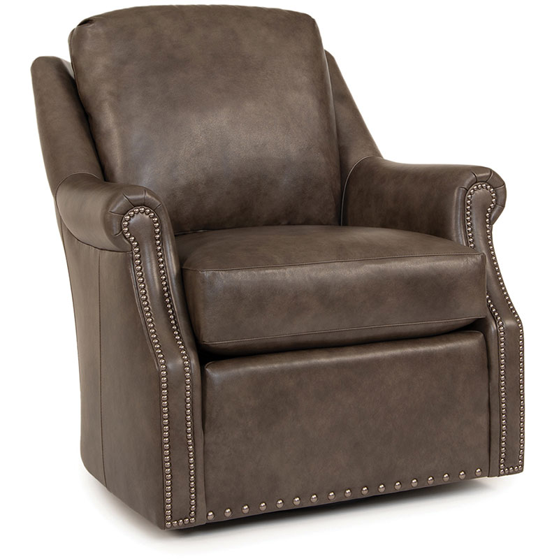 562 Swivel Chair / Ottoman - Leather