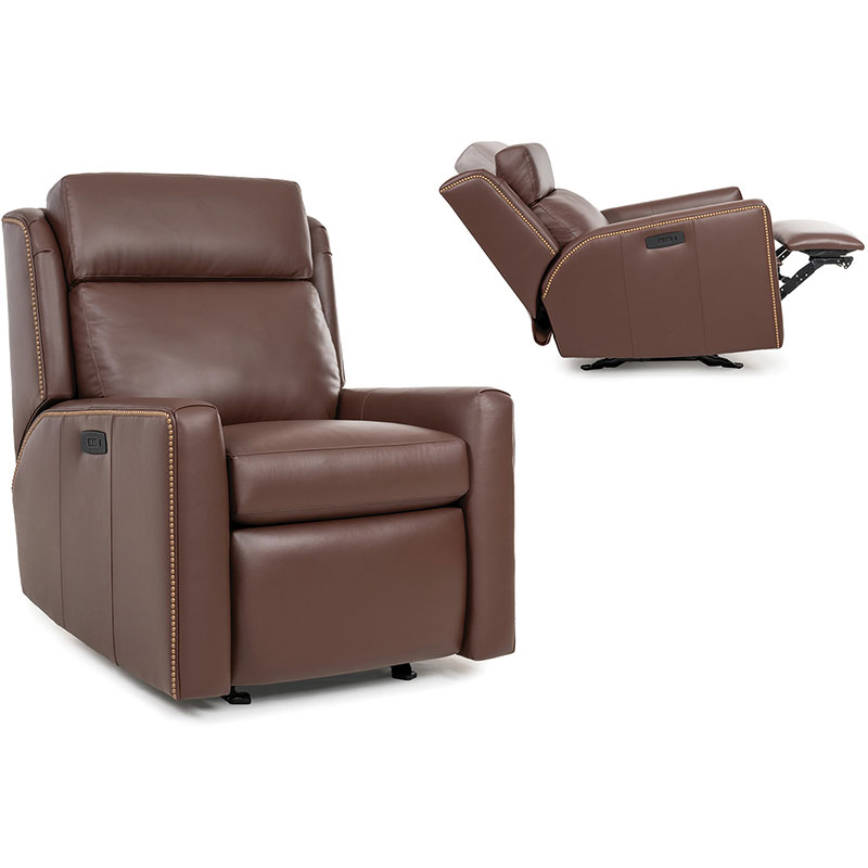M103 Motorized Glider Recliner - Leather