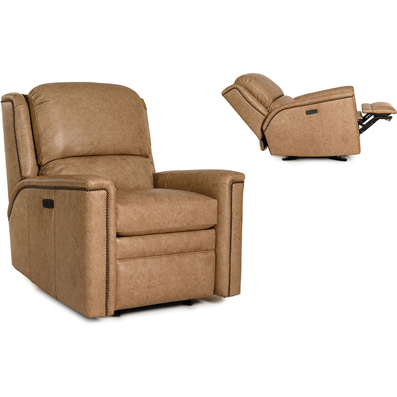 M104 Motorized Glider Recliner - Leather