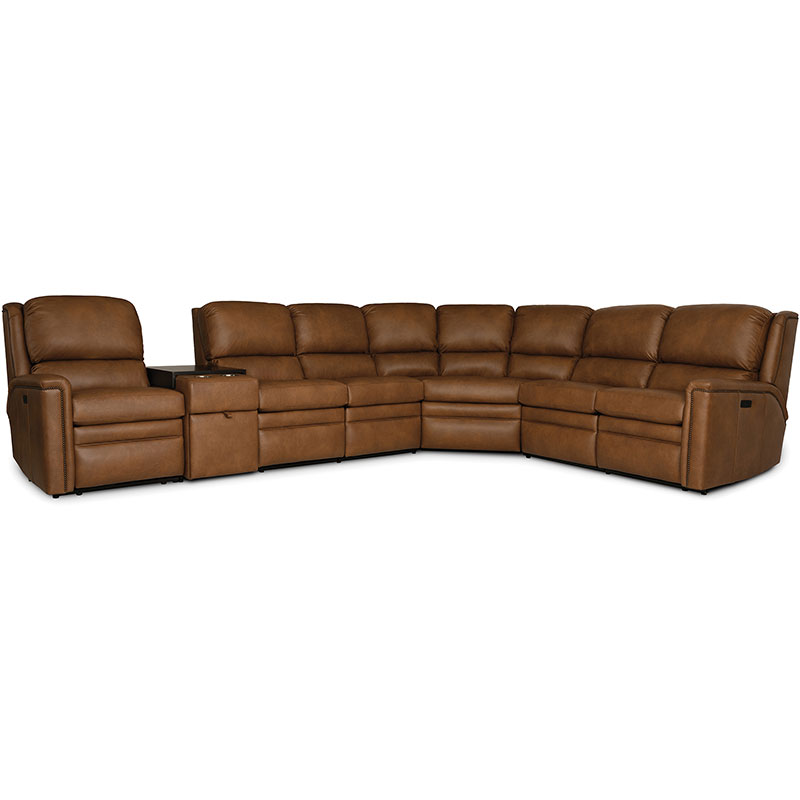 M104 Motorized Sectional - Leather
