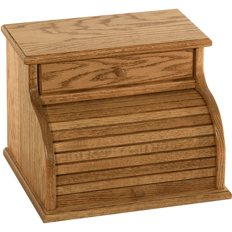 Bread Box-Roll Top w/ Drawer