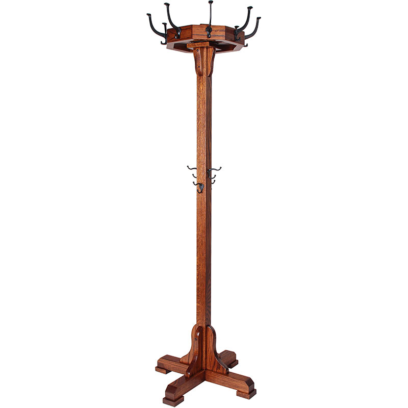 McGregor Hall Tree w Revolving Top Amish Furniture by Shipshewana Furniture Co