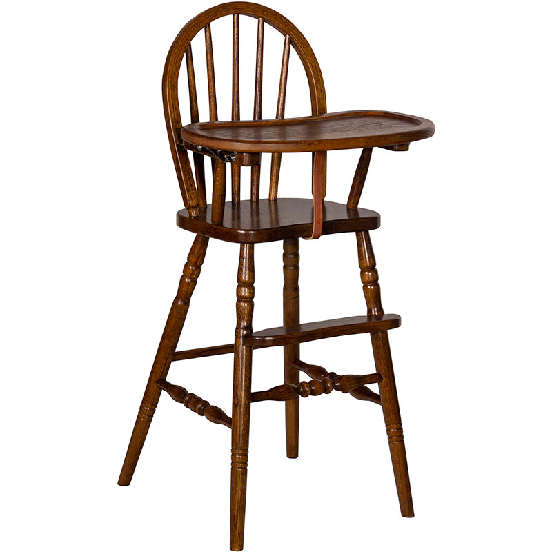 5-Spindle Bow Highchair