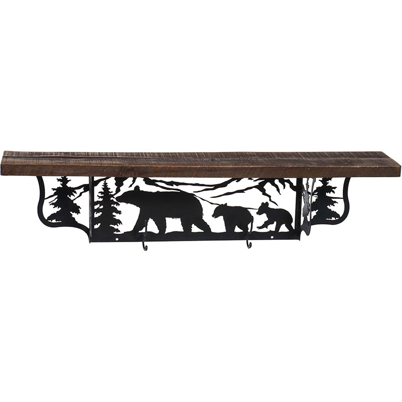 Rustic Shelf w/ Bear