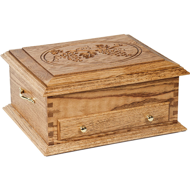 Amish Standing Flatware Chest