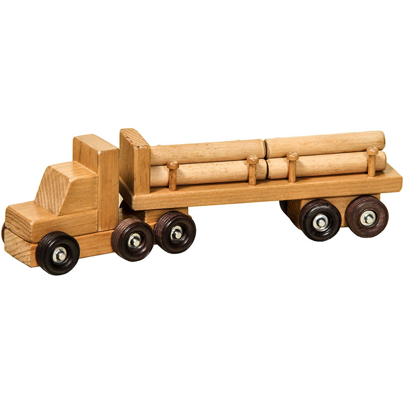 Wooden Log Truck