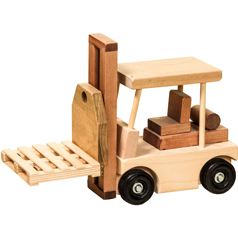 Wooden Fork Lift w/ Pallet