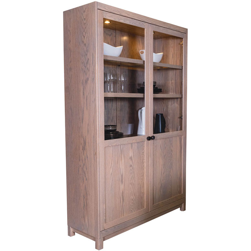 Midland Shaker Curio with Storage