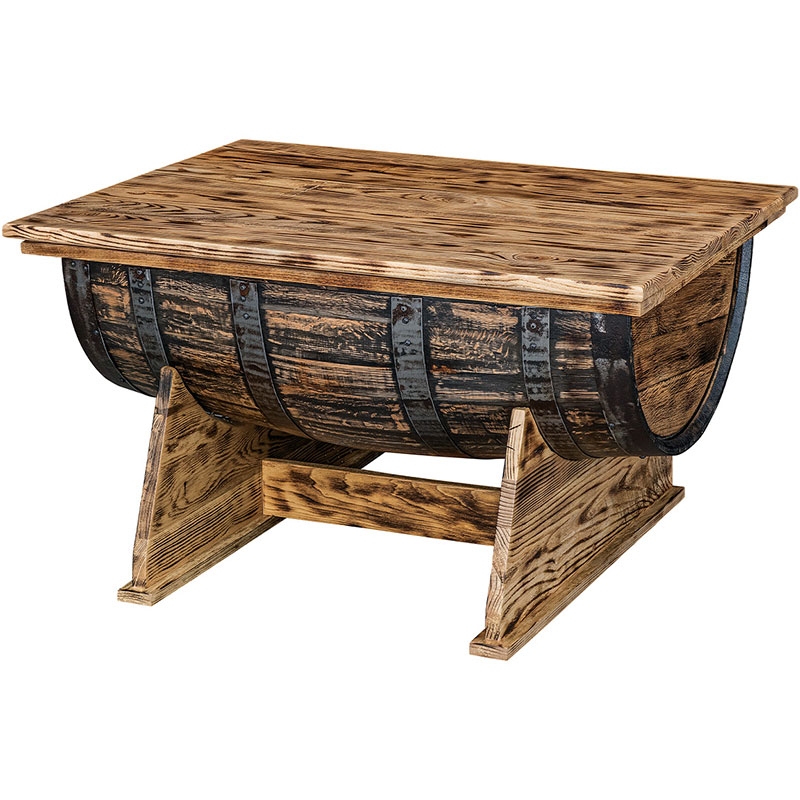 Large Barrel Coffee Table