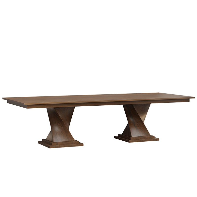 Leonard Double Pedestal Dining Table