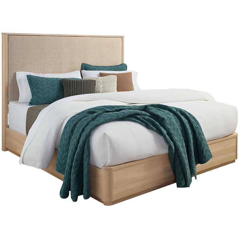 Reseda Bed w/ Fabric Headboard