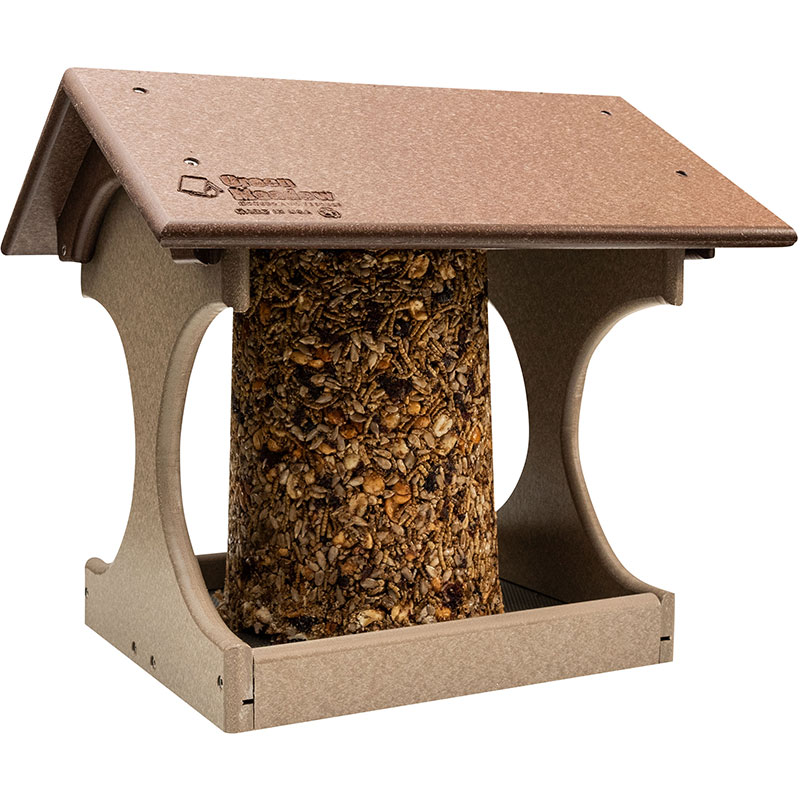 Suet Log Feeder