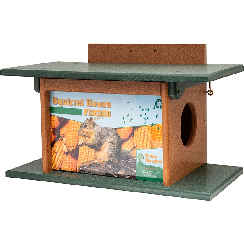 Squirrel House Feeder