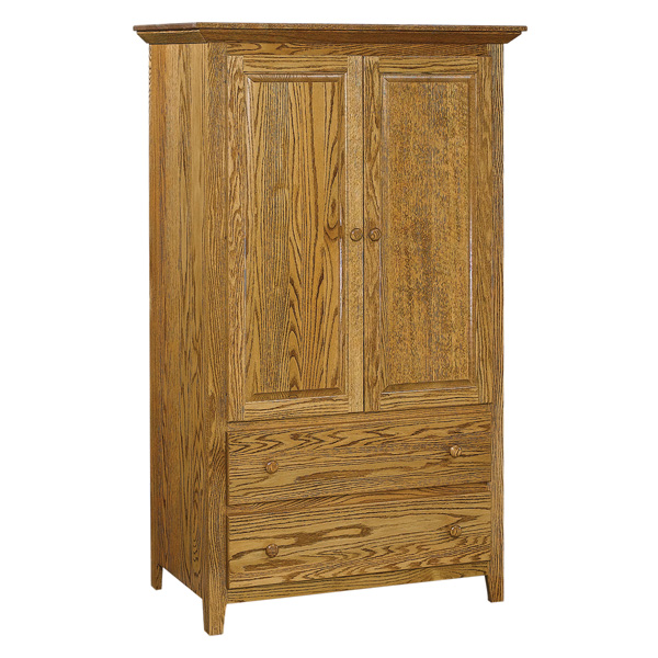 Shaker J&R 2 Drawer Armoire