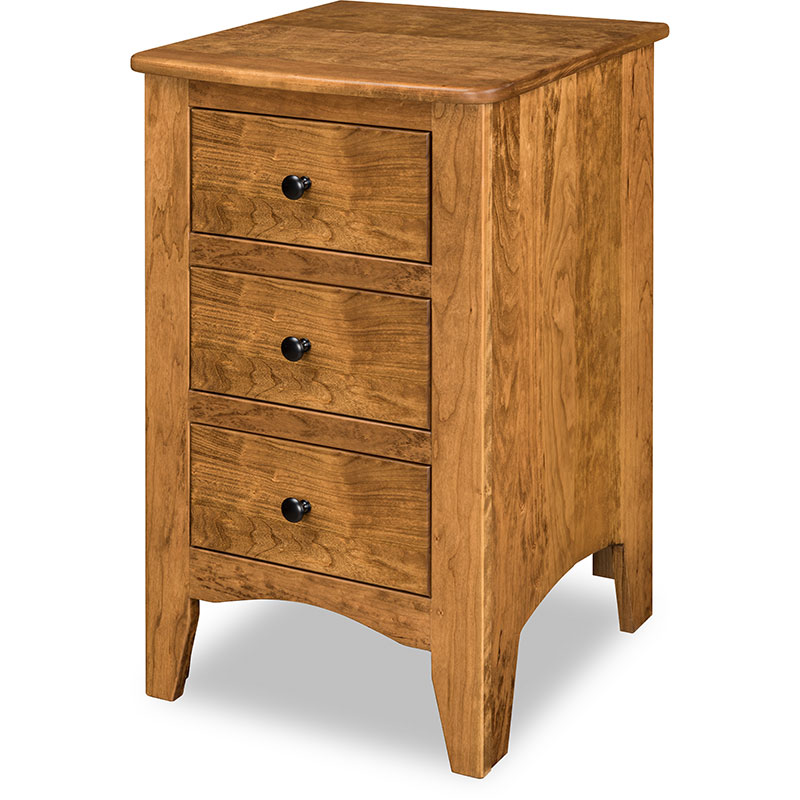 Carlston 3 Drawer Nightstand