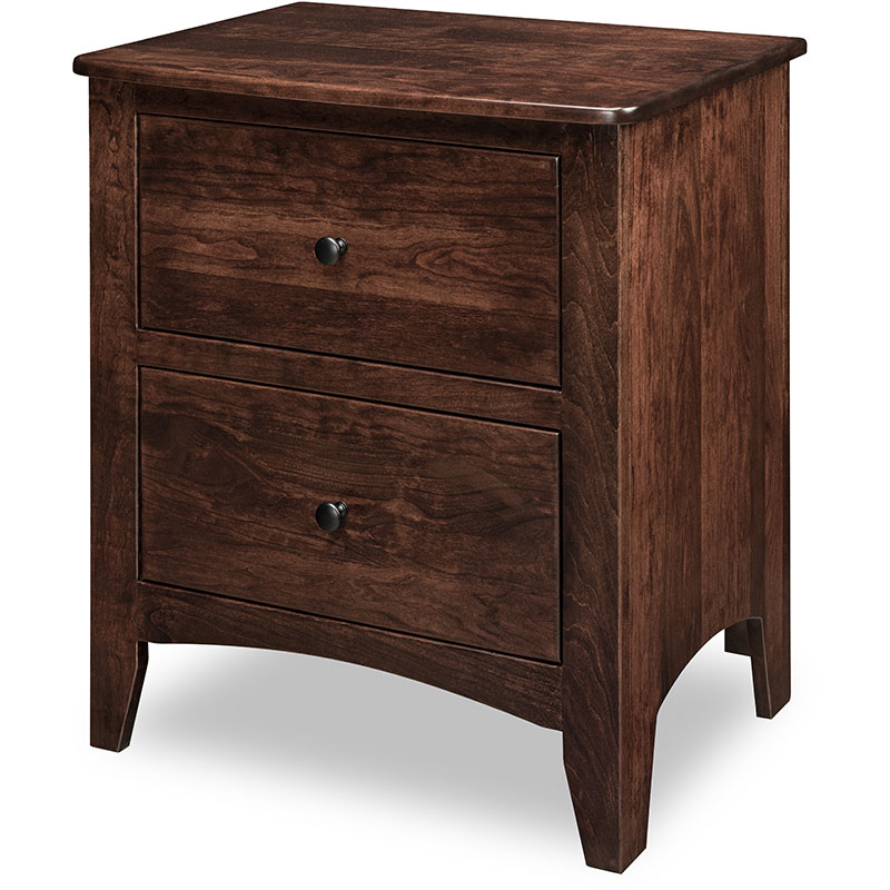 Carlston 2 Drawer Nightstand
