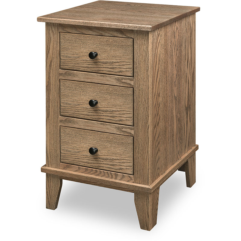 Madison 3 Drawer Nightstand