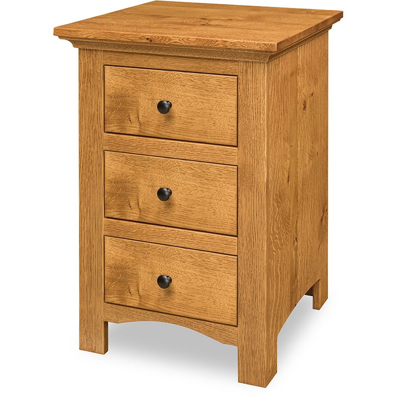 Canton 3 Drawer Nightstand